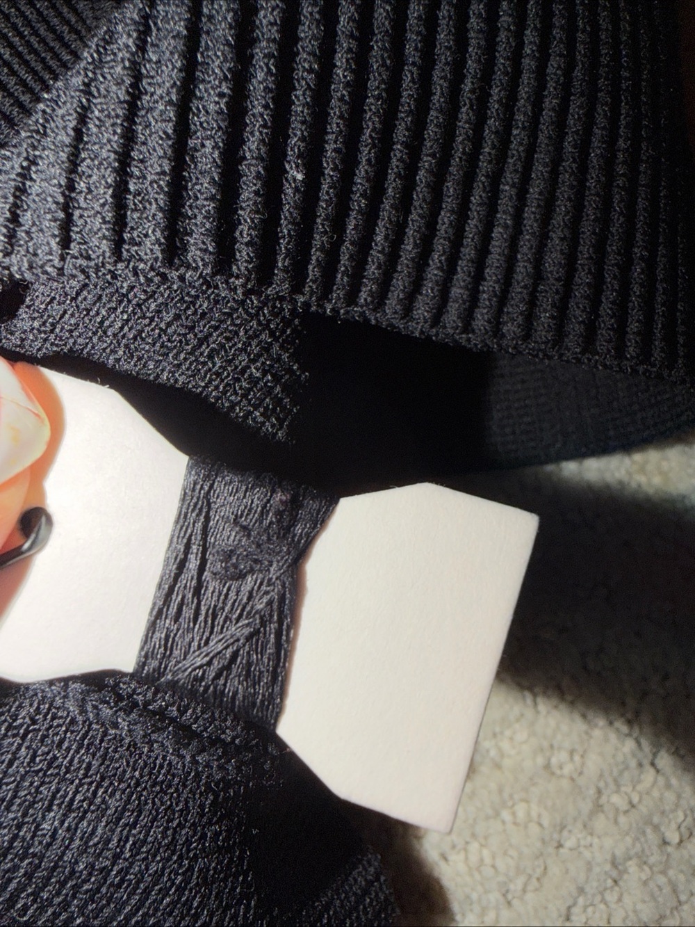 Babaton Black Cross-Back Knit Sweater Tank - Picture 8 of 8